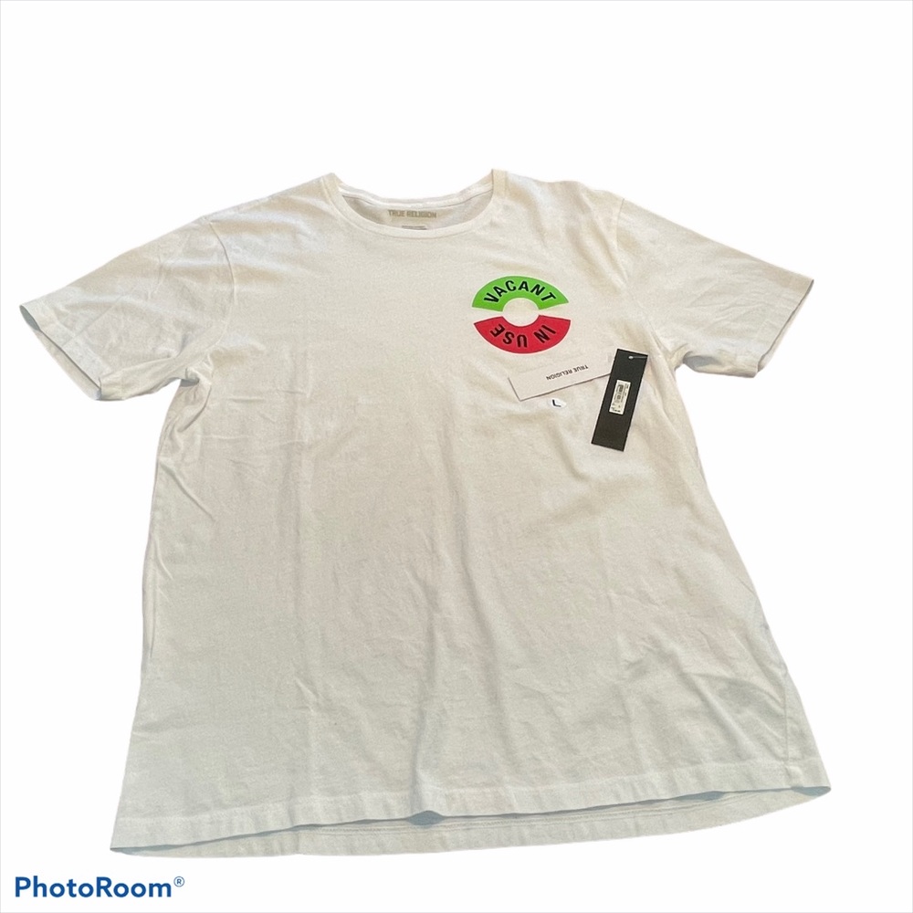 Vacant In Use True Religion Men's Crew Neck Tee L
